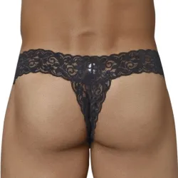 CandyMan String Dentelle Tlazol Noir